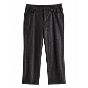 NYDJ Raceway Snake Print Jeans 18W NWT Lift Tuck Tapered Stretch Pants MSRP $120